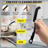 12Pcs Crevice Cleaning Brush Set, Hard Bristle Small Cleaning Brushes for Household Use with Scraper & Hook, Multi-Purpose Cleaning Tool for Kitchen, Bathroom, Grout, Corners, Tight Spaces view 3
