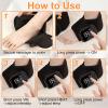 2PCS Foot Massager with Smart Timer, 3-in-1 Wire-Less Portable Vibrating Heated Feet Massagers for Neuropathy Pain Relief & Ankle Relaxation & Blood Circulation in Home Office Travel (Black) view 4