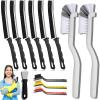 12Pcs Crevice Cleaning Brush Set,Hard Bristle Cleaning Supplies for Kitchen, Bathroom, Corner, Grout, Sink, Cup, Teapot, Bottle, Blender view 1
