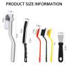 12Pcs Crevice Cleaning Brush Set,Hard Bristle Cleaning Supplies for Kitchen, Bathroom, Corner, Grout, Sink, Cup, Teapot, Bottle, Blender view 2