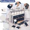 Wakikini 80 Packs Mini Pocket Tissues, 4-Ply Facial Tissue Packs, Unscented and Soft view 2