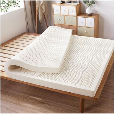 Natural Latex Mattress Topper - 100% Organic Cotton Cover, Eco-Friendly, No Memory Foam Chemicals, Perfect for Shoulder Pain Relief,2in,60x210cm(23.6x83in)