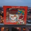 Festive Mug Set with Hot Drink Sachet and Coated Chocolates Assorted Design Ceramic Mug in Decorative Box Ideal for Warm Drinks Snacking and Seasonal Indoor Enjoyment view 2