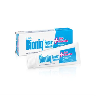 Dr. Wolff's Bioniq Repair Plus Toothpaste | Fluoride Free with Biomimetic Enamel Hydroxyapatite | for Sensitive Teeth | Helps to Reduce Gum Bleeding 100 ml