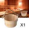 FashionCha Sauna Buckets Professional Sauna Spa Accessories for Sauna Cabins Winter view 2