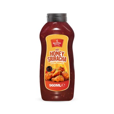 Blazing Honey Sriracha Wings Sauce. Perfect for Chicken Wings