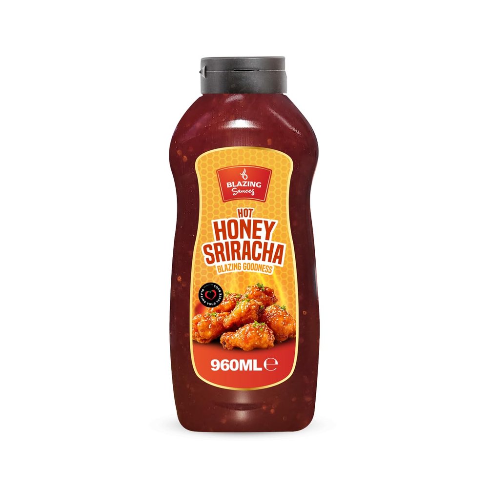 Blazing Honey Sriracha Wings Sauce. Perfect for Chicken Wings