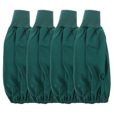 Ciieeo 2 Pairs Cleaning Oversleeves - Cotton Arm Sleeves Reusable Forearm Protector Cover For Nursing Hospital Kitchen Cooking Gardening Dog Grooming
