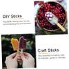GETAJGHSD 20pcs DIY Ice Pop Stick Ice Stick for DIY Crafts and Baking Projects view 3