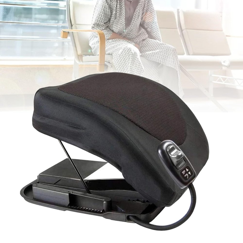 Electric Uplift Seat Assist Cushion, Lift Assist for Elderly, Power Seat to Assist in Standing Chair, Lifting Aid for Help The Elderly Get On and Off Support Up to 300 Lbs