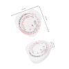 ASAKKURA Flexible Retractable Heart-shaped Body Measurement Tape Soft Bmi Measuring Tape for Waist and Fitness Tracking Portable Health Monitoring Tool view 2