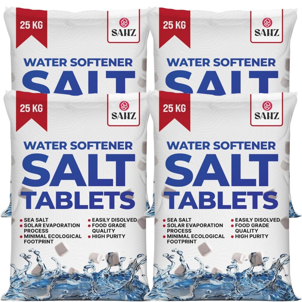 100kg Water Softener Salt Tablets High Purity Salt for Water Softeners Easy to Use & Compatible with All Machines Water Softener Tablets Helps Reduce Lime Scale