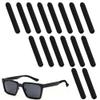 8 Pairs Anti Slip Glasses Grips Black Glasses Ear Cushions Soft Glasses Arm Covers Knitted Ear Pads for Glasses Legs Ear Grips Glasses Arm Cushion Grips for Study Work Outdoor view 1