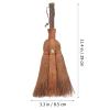MOBUTOFU Portable Palm Fiber Desktop Duster Small Cleaning Broom with Short Handle for Household Dust Removal Wear-resistant Natural Fiber Brush for Desk and Corner Cleaning view 4