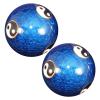 Baoding Balls with Chime, 2X 1.85-Inches Chinese Yin-Yang Baoding Balls, Solid Chinese Medicine Ball view 1