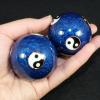 Baoding Balls with Chime, 2X 1.85-Inches Chinese Yin-Yang Baoding Balls, Solid Chinese Medicine Ball view 3