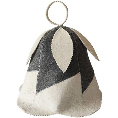 Ericetion Wool Felt Sauna Hat Cap Russian Sauna Hair Protector Cap Banya Hat for Men and Women Finnish Felt Headwear