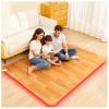 Heated Floor Mats Under Desk for Foot Warmer Easy Clean Electric Heated Rug 60 Levels Temperature adjustment/12 Hour Timer for Yoga/Indoor,Natural,50100cm view 1