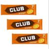 Club Orange Flavoured Cream Filled Biscuit Bars with Chocolate Coating, Vegetarian, No Artificial Colours, 7 Pieces, 154g,Pack Of 3 view 1