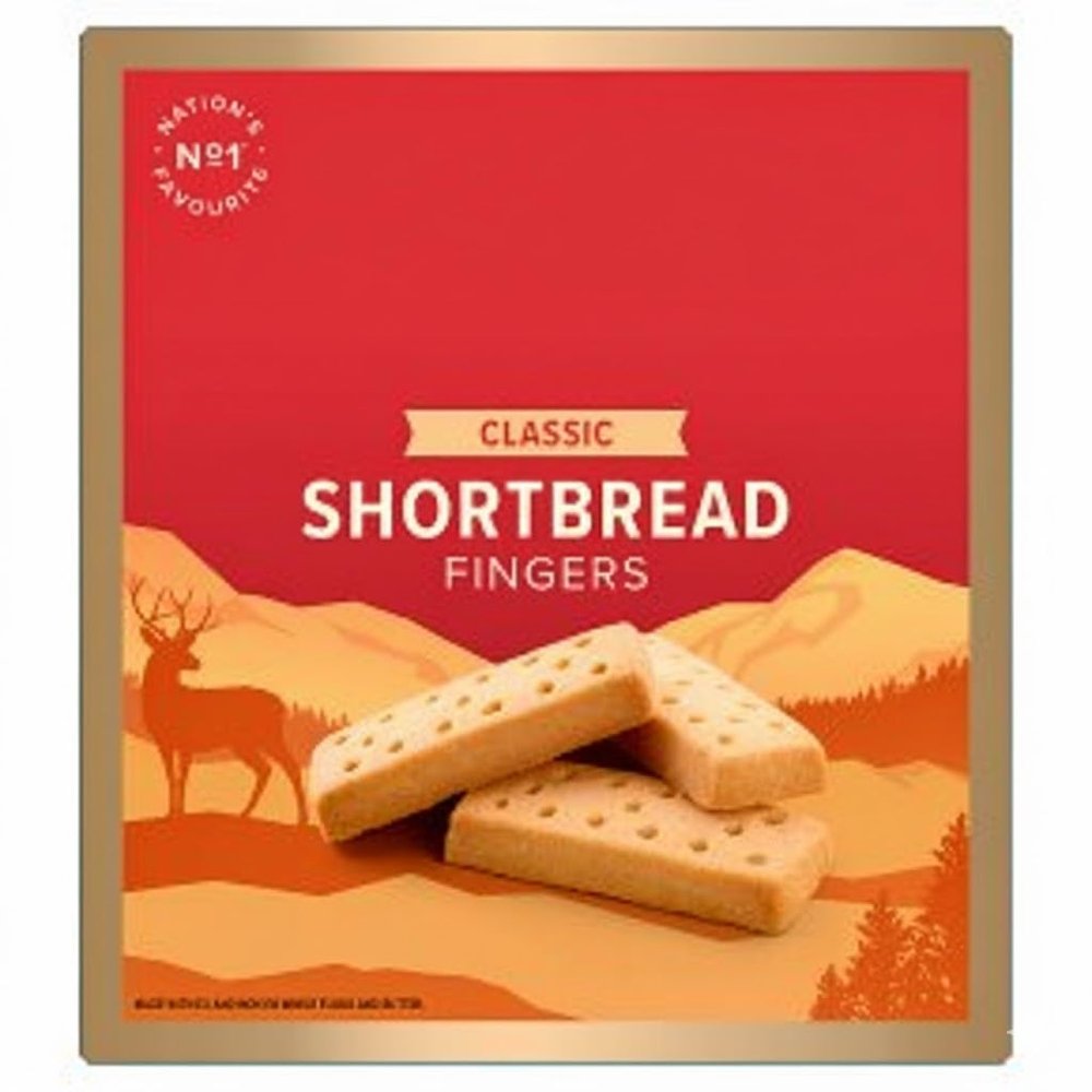National No.1 Classic Shortbread Fingers, Traditional Scottish Biscuits, 300g, Vegetarian, No Artificial Ingredients