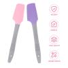 AUTSUPPL 2pcs Reusable Silicone Wax Sticks with Long Handle and Design for Comfortable Grip and Clean Hair Removal Wax Scraper Applicators for Home Body Use view 4