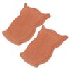 FUNOMOCYA 2pcs Moisture Clay Owl Shaped for Baking Jars Containers Storage Pantry Organization view 1