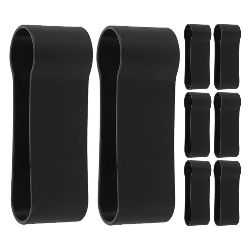 UPKOCH 8pcs Trekking Pole Binding Sleeve Crutch Secure Clip Holder for Hiking Stick Walking Aid Outdoor Accessories Camping Gear Rubber Protection
