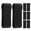 UPKOCH 8pcs Trekking Pole Binding Sleeve Crutch Secure Clip Holder for Hiking Stick Walking Aid Outdoor Accessories Camping Gear Rubber Protection view 1