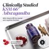 Ashwagandha KSM-66 1500 mg - Sugar-Free - 60 Ashwagandha Gummies - with Pantothenic Acid, Vitamin B6 & D - Vegan, Gluten-Free, Non-GMO - 1 Month Supply - Novomins view 2