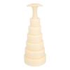 BESPORTBLE Tart Shell Mold Set Round Tart Mold Silicone Crust Press Stick for Baking Cheesecakes Desserts view 1