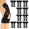 10 Pcs Precut Kinesiology Tape for Knees, Waterproof & Breathable Knee Support Tape Elastic Cotton Athletic Muscle Tapes for Knees Muscle Support & Comfort Stability (Black) view 1