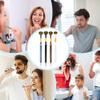 Lnncdsc 2-Piece Set of 3-Sided toothbrushes Adults, Extra Soft toothbrushes for Adults, Medium Toothbrush for Comprehensive Care of Teeth and Gums. view 2