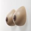 Tan Skin Tone Liquid Silicone Breast Forms Self-Adhesive Water Drop Shaped Push-Up Fake Breasts for Crossdressers, Transgender & Mastectomy Recovery Soft Prosthesis (XL) view 3