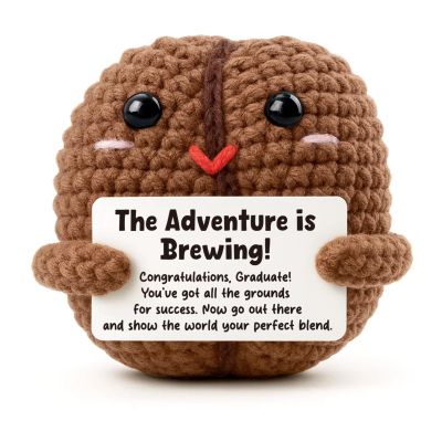 Heartfelt Gifting Graduation Gifts for Her Him, Inspirational Adventure Begins Gift for Daughter Son, College High School Graduate Keepsake, Handmade Crochet Decor Class