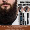 Beard Filler Pencil, Beard Pen Filler, Beard Filling Pen Kit, Beard Filler Pen with Beard Brush, Effectively Improve Facial Hair, Beard Pen for Moustache & Eyebrows with 1 Beard Brush view 2