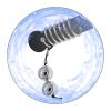 40mm Long Circle+Ball Stretcher For Men, Male Weight-Bearing Ball Training Tool Accessories With Increased Hardness - D2Long Circle 40mm+Double Ball view 1