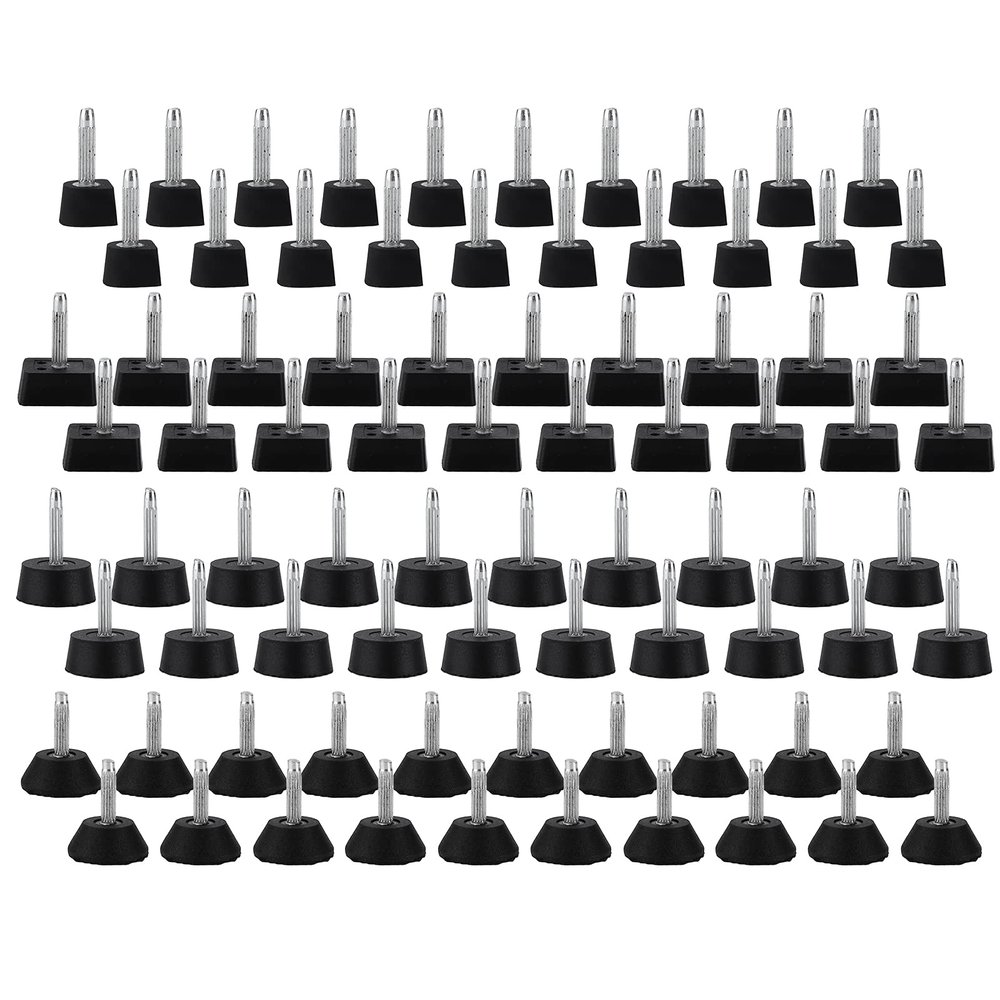 ANKROYU High Heel Tips 80Pcs TPU Polyurethane Iron Shoe Repair Accessories Durable Comfortable Non Slip Quiet Walking Replacement Parts for Women High Heels Office Party Daily Use