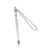 OUOULAJY Yad Torah Pointer Reading Tool Hand Assistant Yad Hand Pointer Bible Pointer Silver Onion Top Length 17 cm view 4