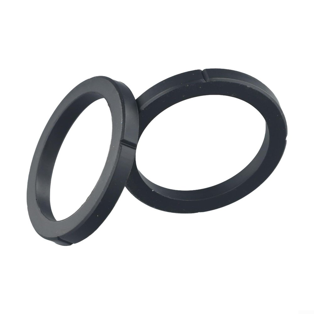 2pcs Brewing Head Sealing Ring Silicone Group Head Gasket for Rancilio Espresso Machine Heat-Resistant Rubber Replacement Black 10x15x1cm