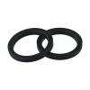 2pcs Brewing Head Sealing Ring Silicone Group Head Gasket for Rancilio Espresso Machine Heat-Resistant Rubber Replacement Black 10x15x1cm view 2