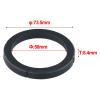 2pcs Brewing Head Sealing Ring Silicone Group Head Gasket for Rancilio Espresso Machine Heat-Resistant Rubber Replacement Black 10x15x1cm view 4