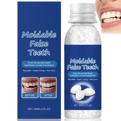 Temporary Tooth Repair Kit, 30ml Dental Filling for Cracked & Chipped Teeth, Quick Restoration & Shaping for Adults, Easy At-Home Use