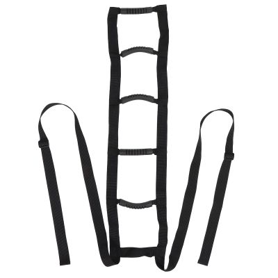 TIKATARER Rope Ladder, 3.8cm Width Adjustable Bed Ladder Assist Rope Bed Pull Up Assist Bed Handle Bedside Assist Elderly Patient Sit Up Rope Ladder for Care
