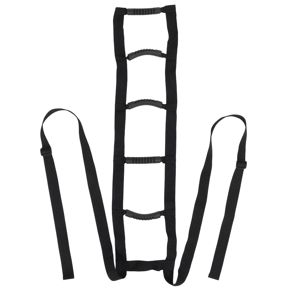 TIKATARER Rope Ladder, 3.8cm Width Adjustable Bed Ladder Assist Rope Bed Pull Up Assist Bed Handle Bedside Assist Elderly Patient Sit Up Rope Ladder for Care
