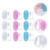 MUCKLILY Newborn Finger Toothbrush Baby Finger Toothbrush 9Pcs Reusable Silicone Oral Cleaning Brush for Emerging Teeth and Gums, Travel-Friendly with Storage Boxes for 0-3 Years Old view 2