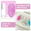 MUCKLILY Newborn Finger Toothbrush Baby Finger Toothbrush 9Pcs Reusable Silicone Oral Cleaning Brush for Emerging Teeth and Gums, Travel-Friendly with Storage Boxes for 0-3 Years Old view 4