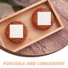 Homoyoyo 100Pcs Plant Fibre Drying Sheets for Food, Absorbent Slice Indoor Desiccant for PET Food Moisture and Biscuit Storage view 3