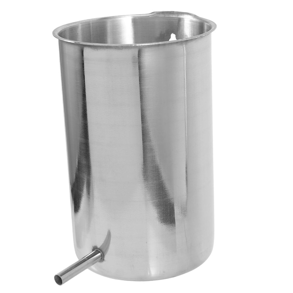 PAMINGONO 1000Ml Stainless Steel Bucket Sturdy Bucket for Home with Ergonomic Design and Easy to Clean for Constipation Relief Adults