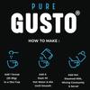 GUSTO Hot Chocolate Powders, West African Cocoa, Vegan & Vegetarian Suitable, Metal Refillable Tin 2KG (GUSTO - DARK Chocolate - 33% Cocoa - 2KG Tin) view 3