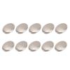 SIXRUN Stainless Steel Soap Bar, Silver Odor Remover for Kitchen Hands Eliminates Fish Garlic Onion Smell with 30 Seconds Rubbing Under Water, Durable Metal Odor Absorber Ideal for (10pcs) view 1